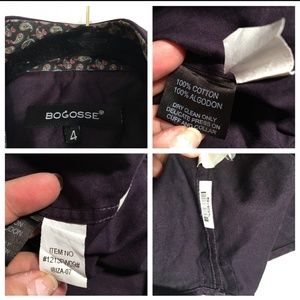 Bogosse Ibiza dress shirt sz large 4
